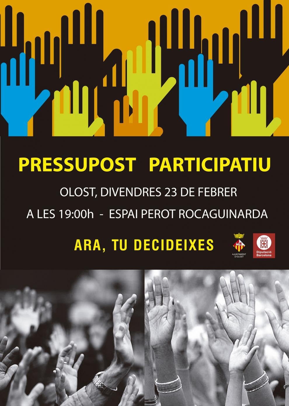 Nova convocatòria dels pressupostos participatius